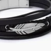 Bracelet Multirangs Acier Vieillit Georgio