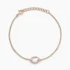Bracelet Muse Argent Rose Nacre Oxyde De Zirconium