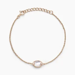 Bracelet Muse Argent Rose Nacre Oxyde De Zirconium