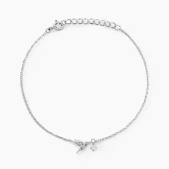 Bracelet Myrna Argent Blanc Oxyde De Zirconium