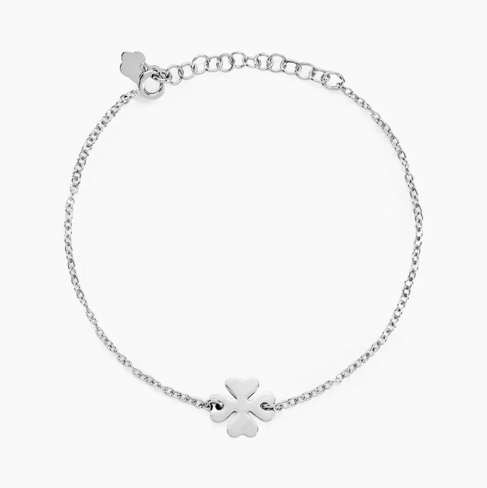 Bracelet Naomie Argent Blanc
