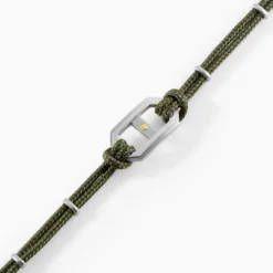 Bracelet Naturel Cordon Kaki
