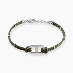 Bracelet Naturel Cordon Kaki