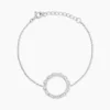 Bracelet Nevada Argent Blanc Oxyde De Zirconium