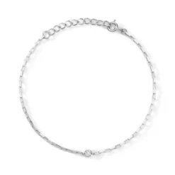 Bracelet Nexus Argent Blanc Oxyde De Zirconium