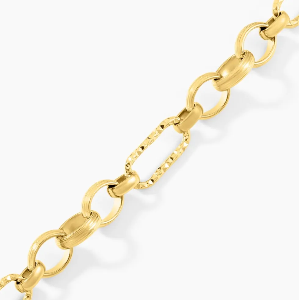 Bracelet Noane Acier Doré