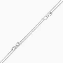 Bracelet Noelle Argent Blanc