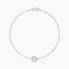 Bracelet Nour-imen Or Blanc Diamant