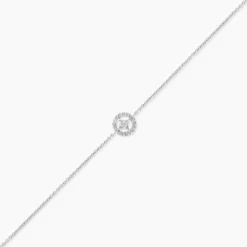 Bracelet Nour-imen Or Blanc Diamant