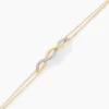 Bracelet Nucia Or Jaune Diamant
