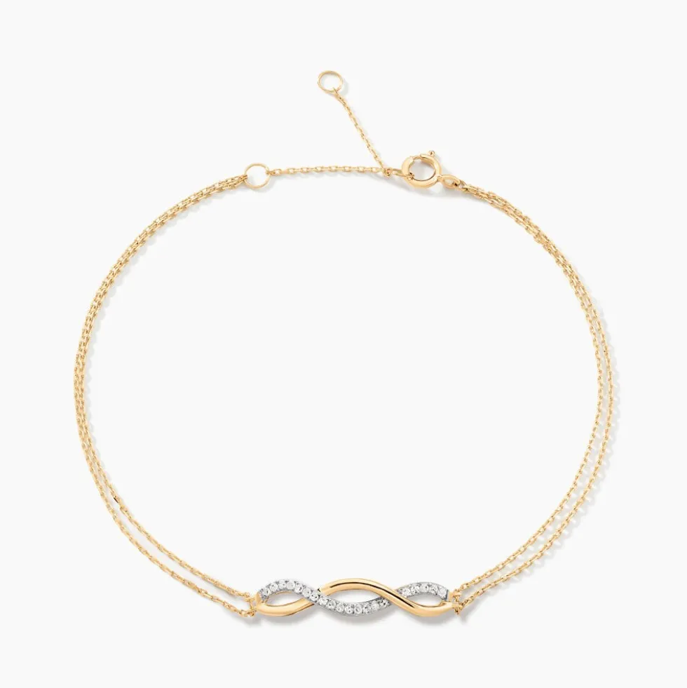 Bracelet Nucia Or Jaune Diamant
