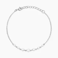 Bracelet Odyssee Argent Blanc Oxyde De Zirconium