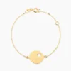 Bracelet Omelia Message Or Jaune