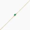 Bracelet Opeyemi Or Jaune Emeraude Diamant