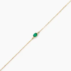Bracelet Opeyemi Or Jaune Emeraude Diamant