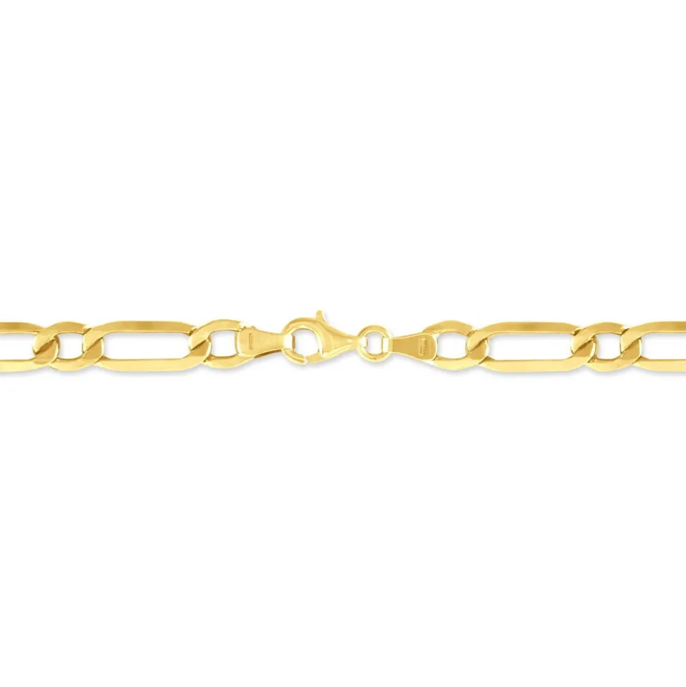 Bracelet Ophelio Maille Alternee 1/1 Or Jaune