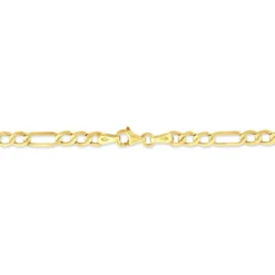 Bracelet Ophelio Maille Alternee 1/1 Or Jaune