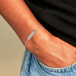 Bracelet Orace Argent Blanc