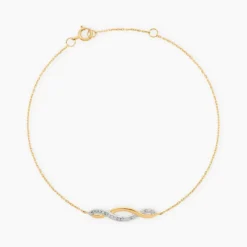 Bracelet Or Jaune Abisai Diamants
