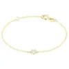 Bracelet Or Jaune Ava Oxyde De Zirconium