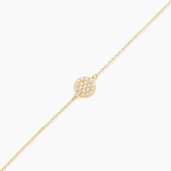 Bracelet Or Jaune Burak Oxyde De Zirconium