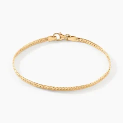 Bracelet Or Jaune Izel Maille Anglaise