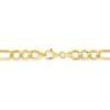 Bracelet Or Jaune Maille Alternée