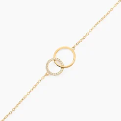 Bracelet Or Jaune Nesrine Oxydes