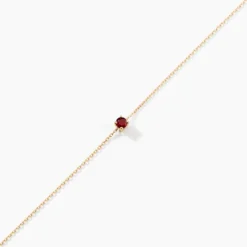 Bracelet Or Jaune Onora Rubis