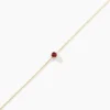 Bracelet Or Jaune Onora Rubis