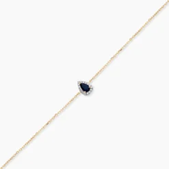 Bracelet Or Jaune Pluie D'Eclat Saphir