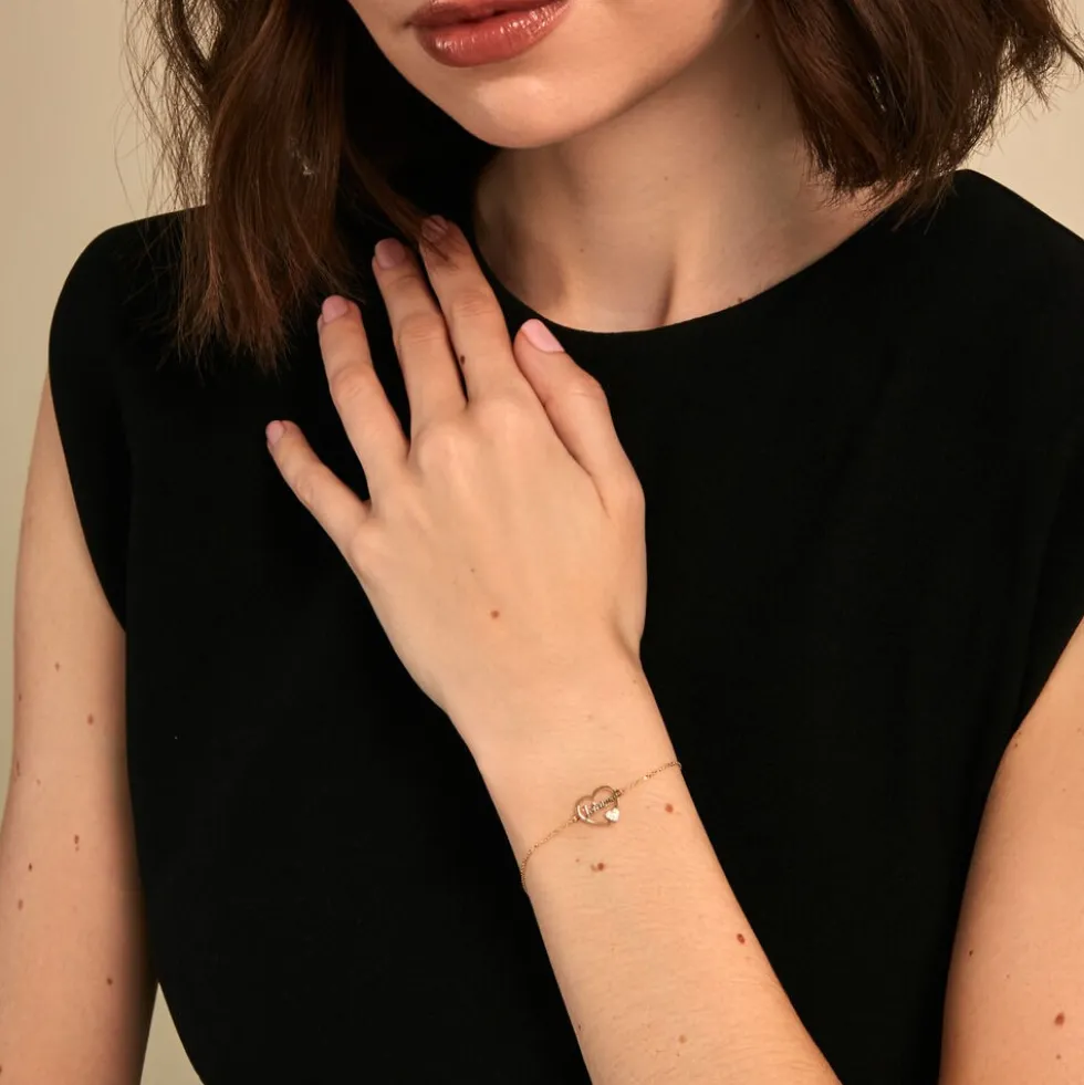 Bracelet Or Jaune Veridiane Oxyde