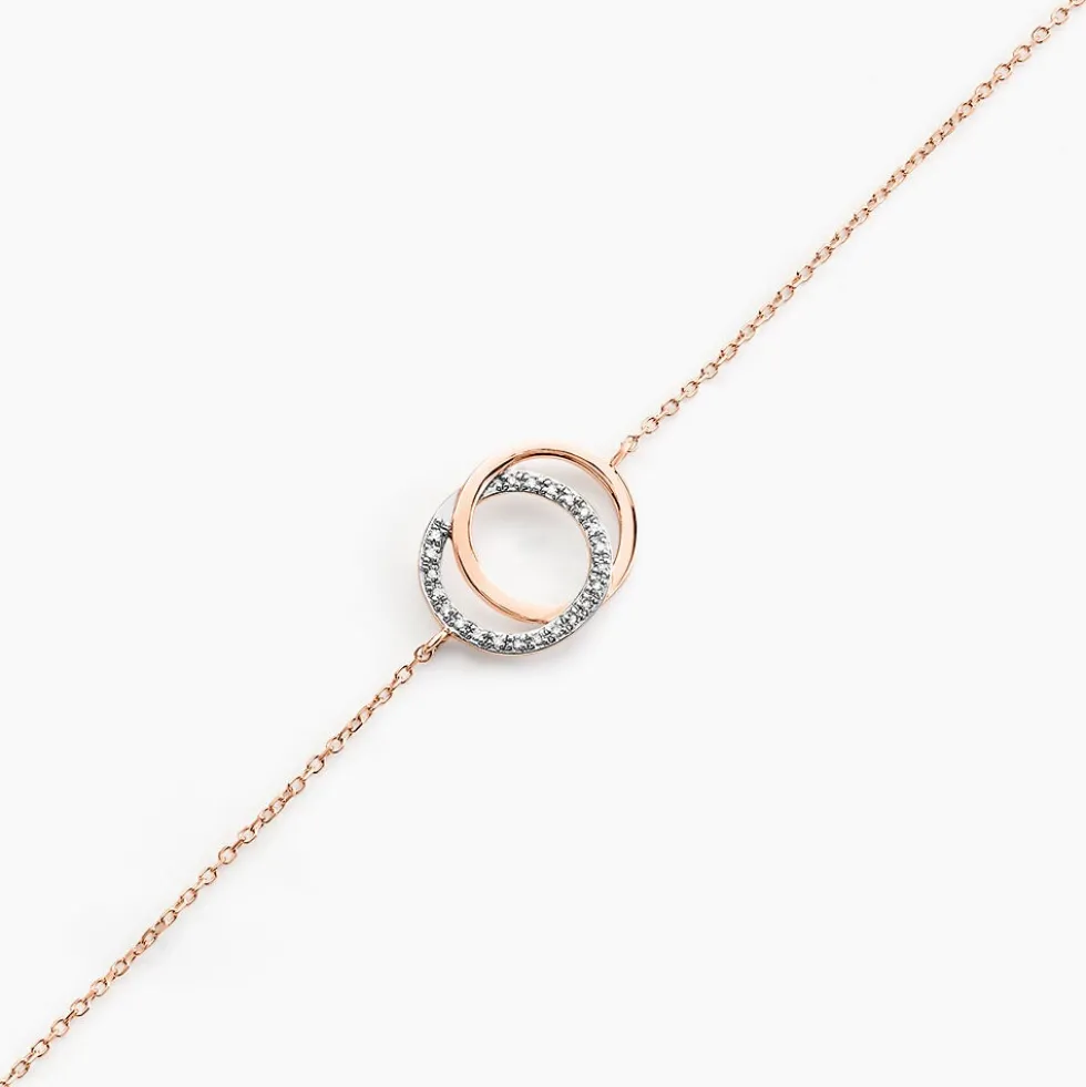 Bracelet Or Rose Tresha Diamants