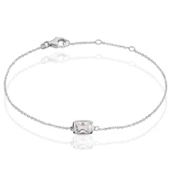 Bracelet Paulienne Argent Blanc Oxyde De Zirconium