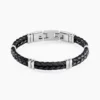 Bracelet Phebus Him Cuir De Vache Noir
