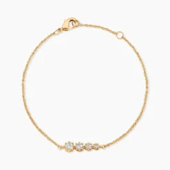 Bracelet Plaqué Or Boubou Oxydes De Zirconium