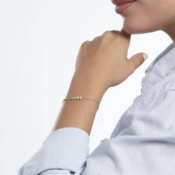 Bracelet Plaqué Or Boubou Oxydes De Zirconium