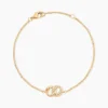 Bracelet Plaqué Or Jaune Amato Oxydes De Zirconium