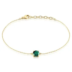 Bracelet Plaqué Or Jaune Nilay Oxyde De Zirconium