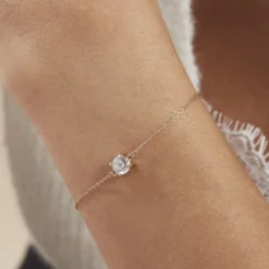 Bracelet Plaqué Or Jaune Nilay Oxyde De Zirconium