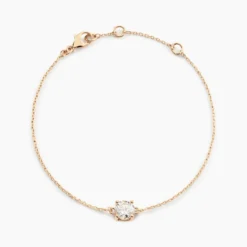 Bracelet Plaqué Or Jaune Nilay Oxyde De Zirconium
