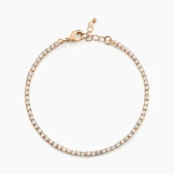 Bracelet Plaqué Or Zoelia Oxydes De Zirconium