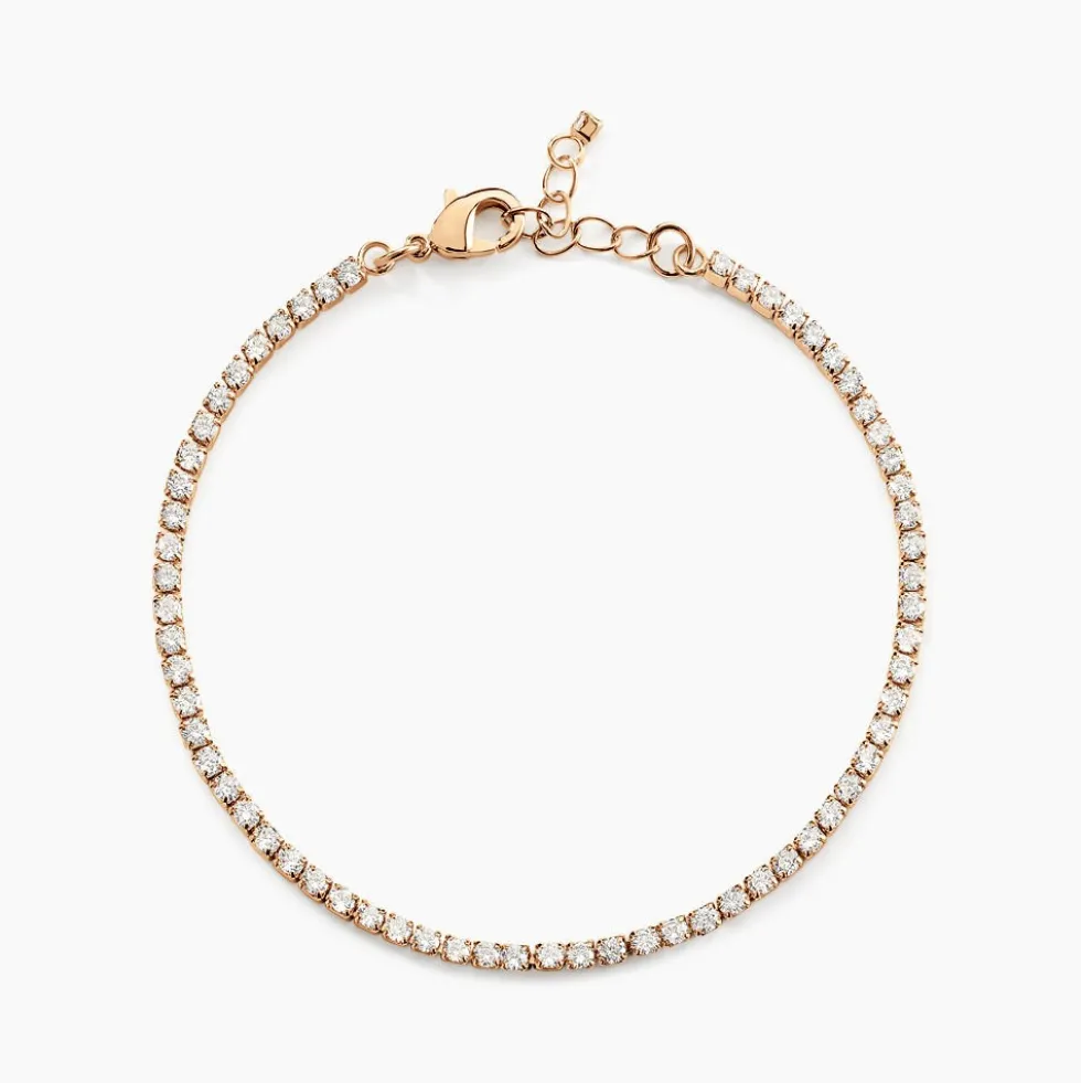 Bracelet Plaqué Or Zoelia Oxydes De Zirconium
