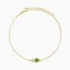 Bracelet Poem Argent Jaune Péridot Oxyde De Zirconium