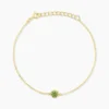 Bracelet Poem Argent Jaune Péridot
