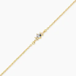 Bracelet Poem Argent Jaune Topaze Oxyde De Zirconium