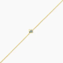 Bracelet Poem Argent Jaune Topaze