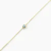 Bracelet Poem Argent Jaune Topaze Bleu Sky
