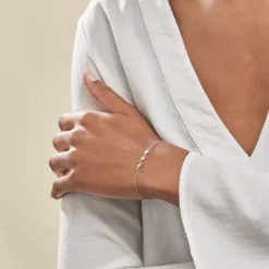 Bracelet Poenui Argent Blanc