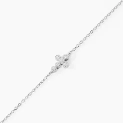 Bracelet Priscus Argent Blanc Oxyde De Zirconium
